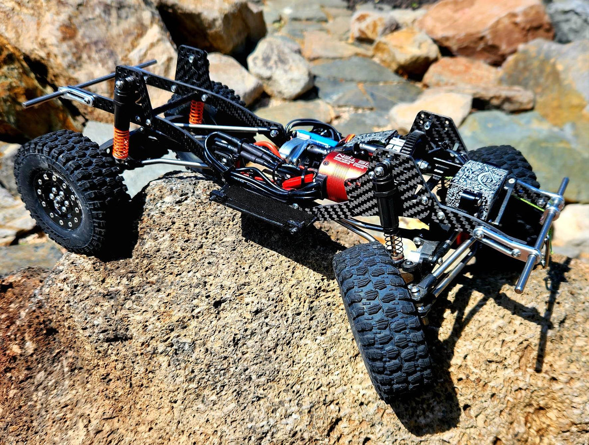 V2-C1-FS Carbon Fiber Chassis Rails and Shock Hoops – GSPEED
