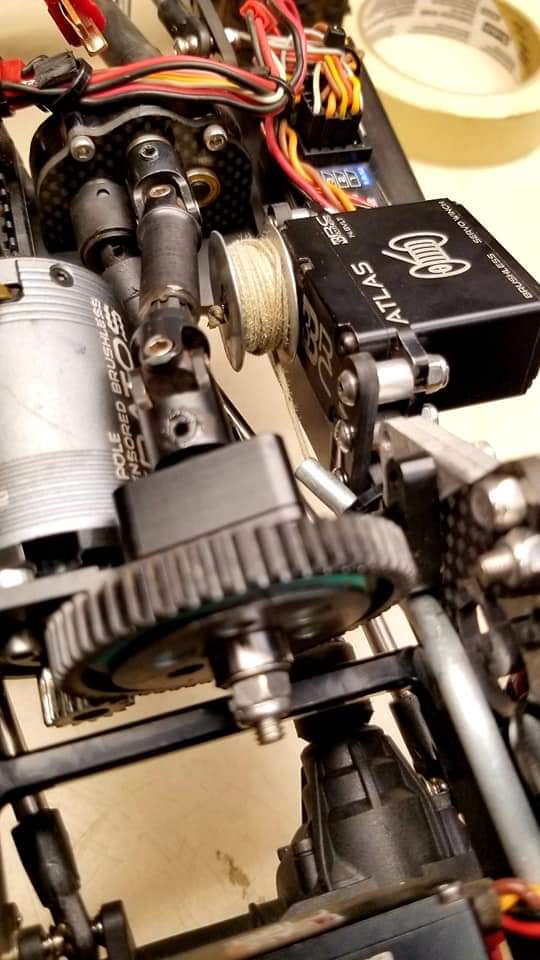 GSPEED GWM servo winch mount GSPEED Chassis