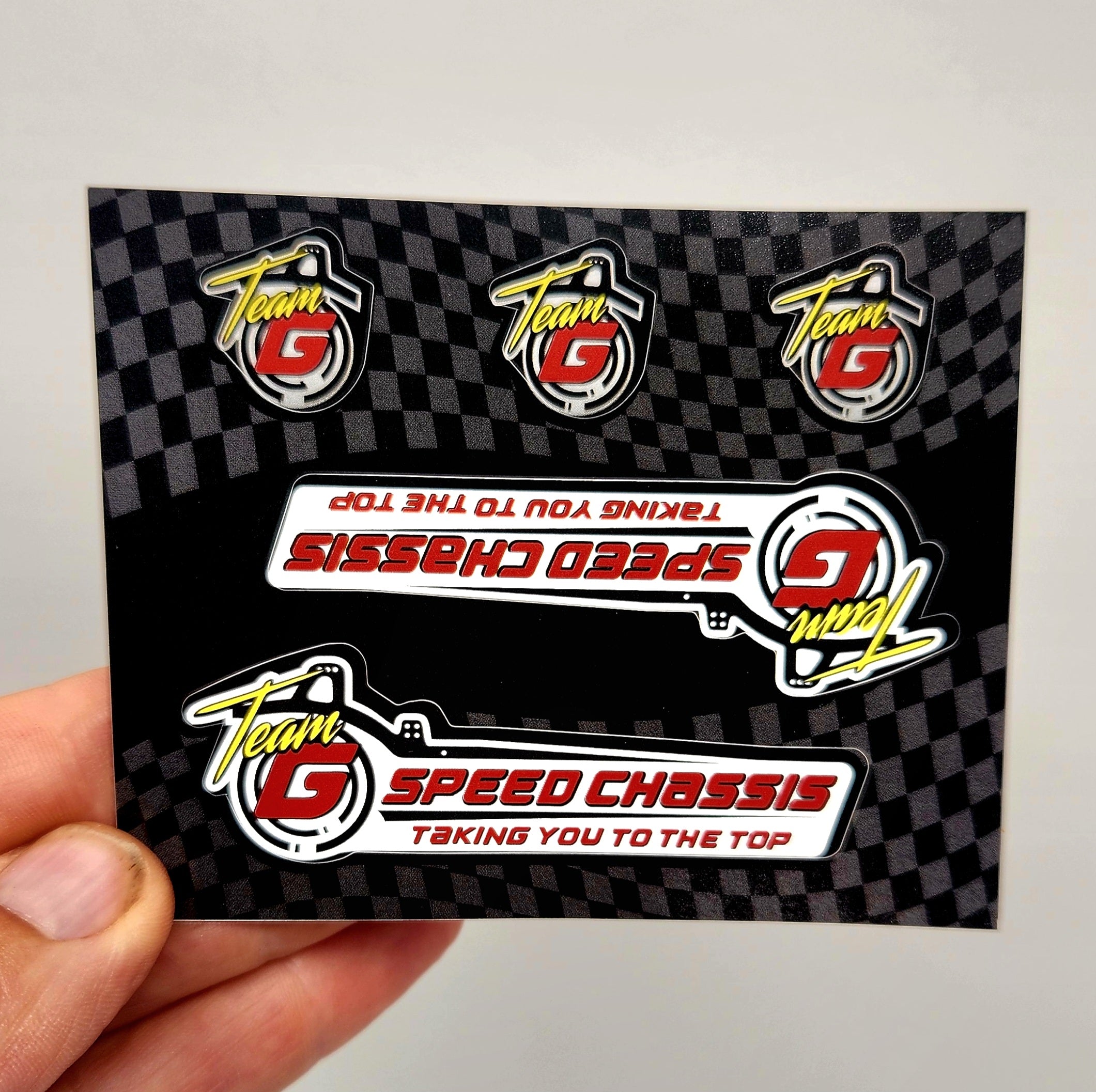 GSPEED Chassis sticker sheet