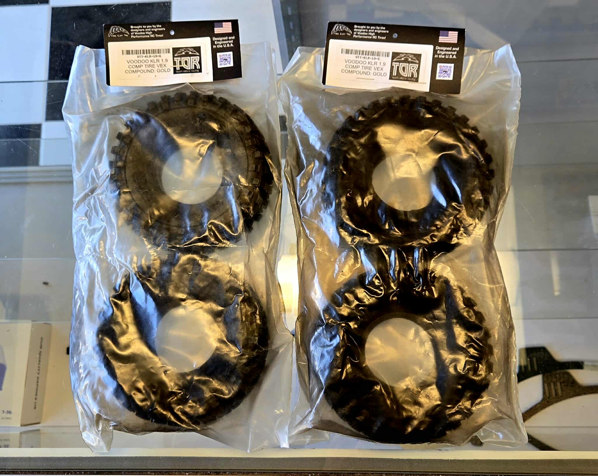 Team Ottsix Racing 1.9" / 4.7" Voodoo KLR CompSpec Tires - Original 2019 Gold (Ultra Soft) (4 tires))