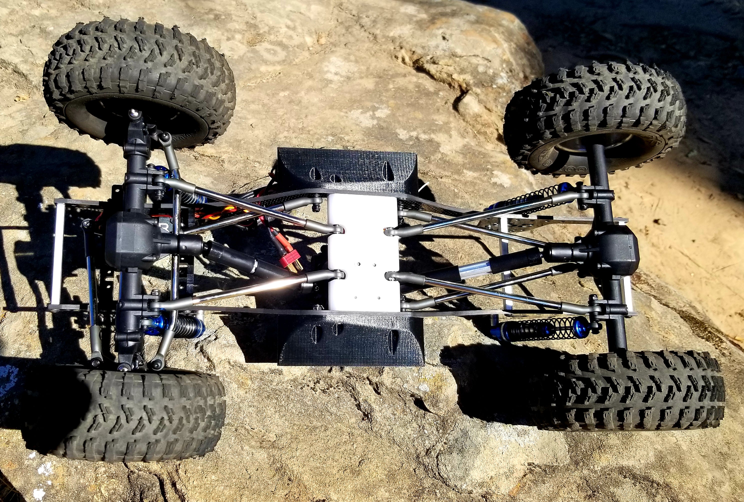GSPEED Chassis TGH-V3 G10 material- package for Element or custom portal axle build