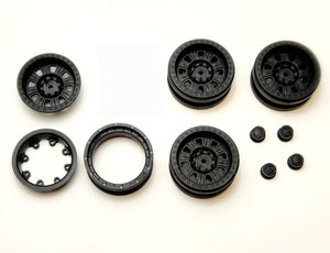 Stock Axial 1.9 Capra beadlock wheels (4)