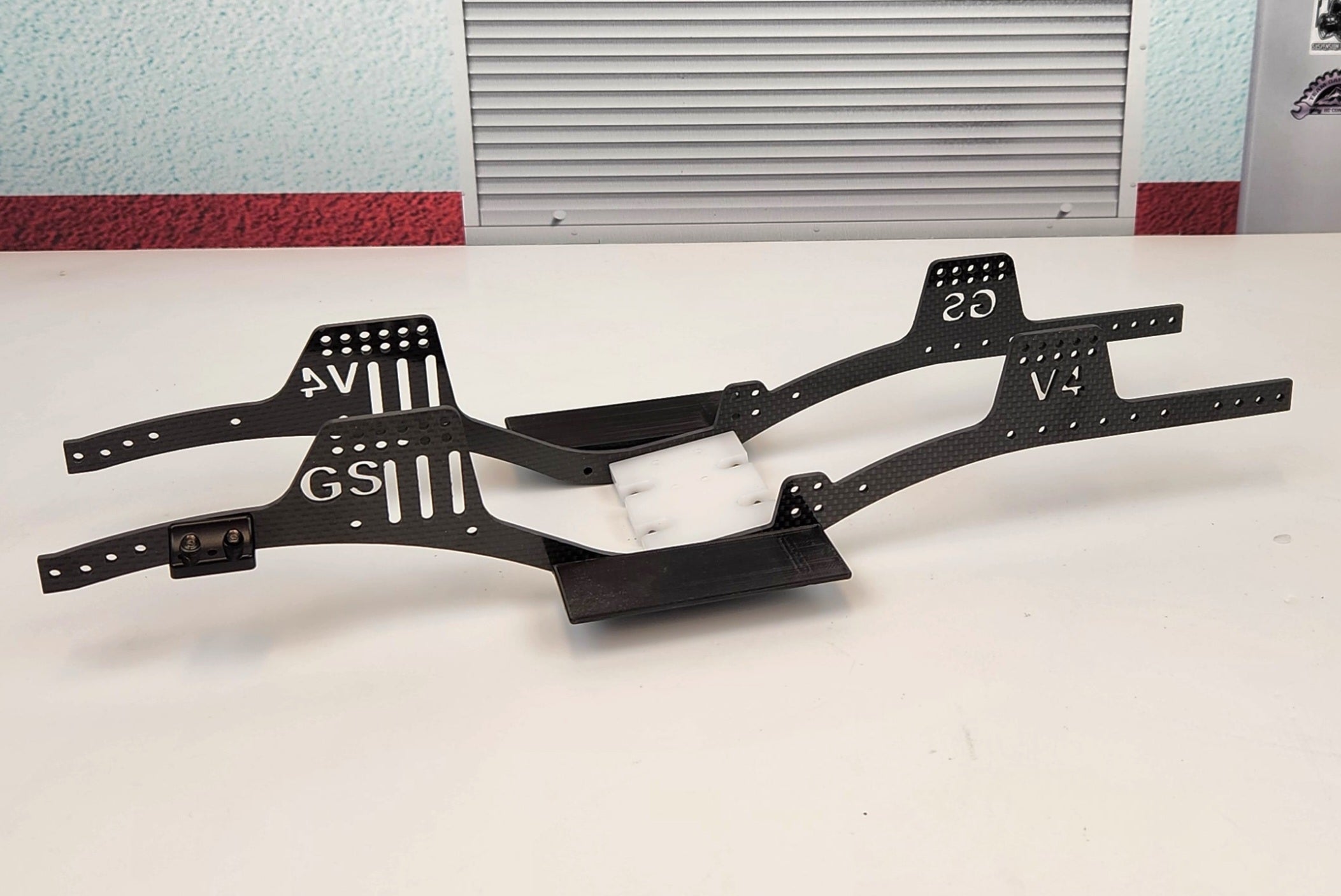 GS-V4 Carbon Fiber Chassis Package for Element, TRX4 or custom portal ...
