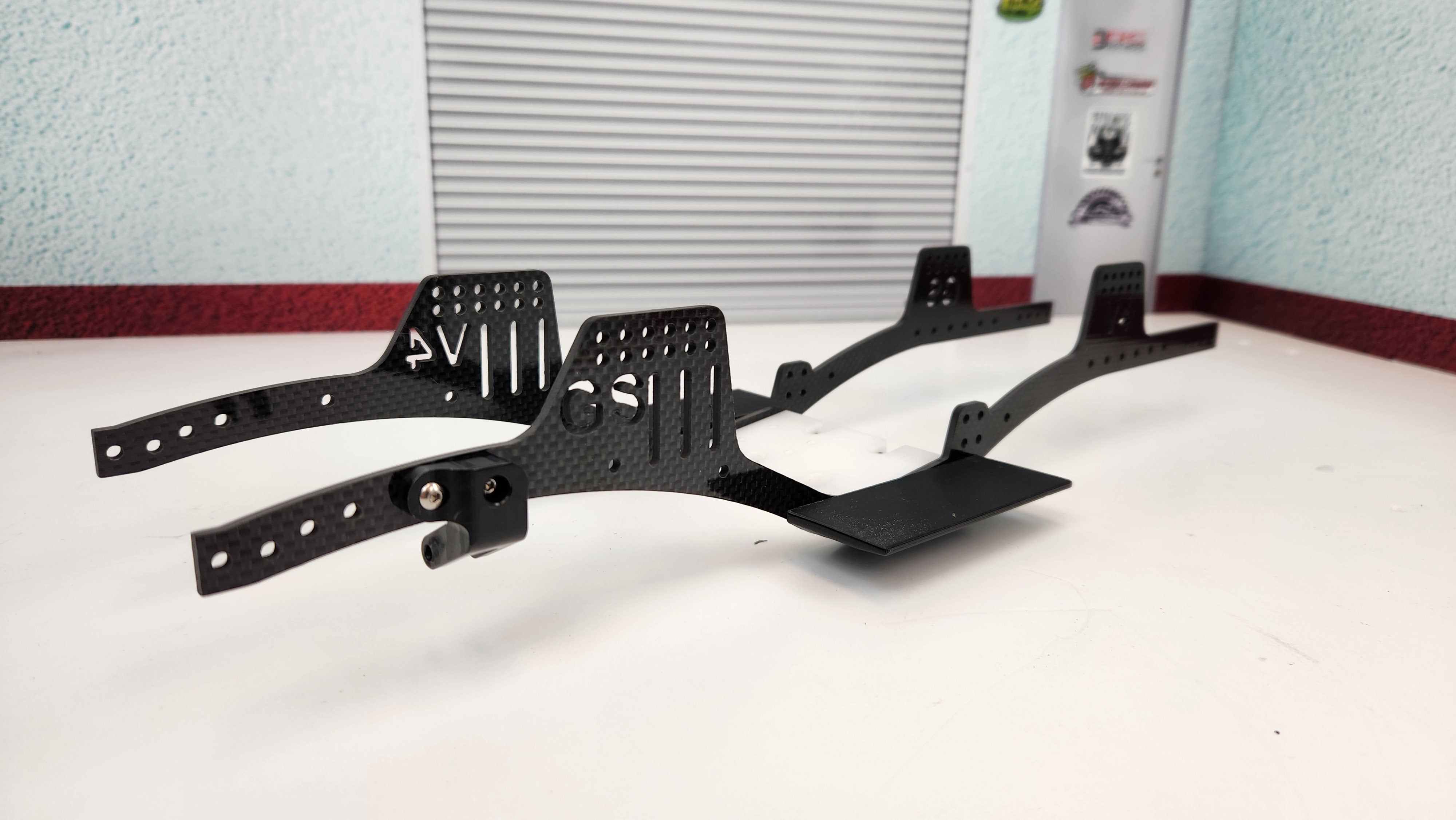 GS-V4 Carbon Fiber Chassis Package for SCX10ii axles
