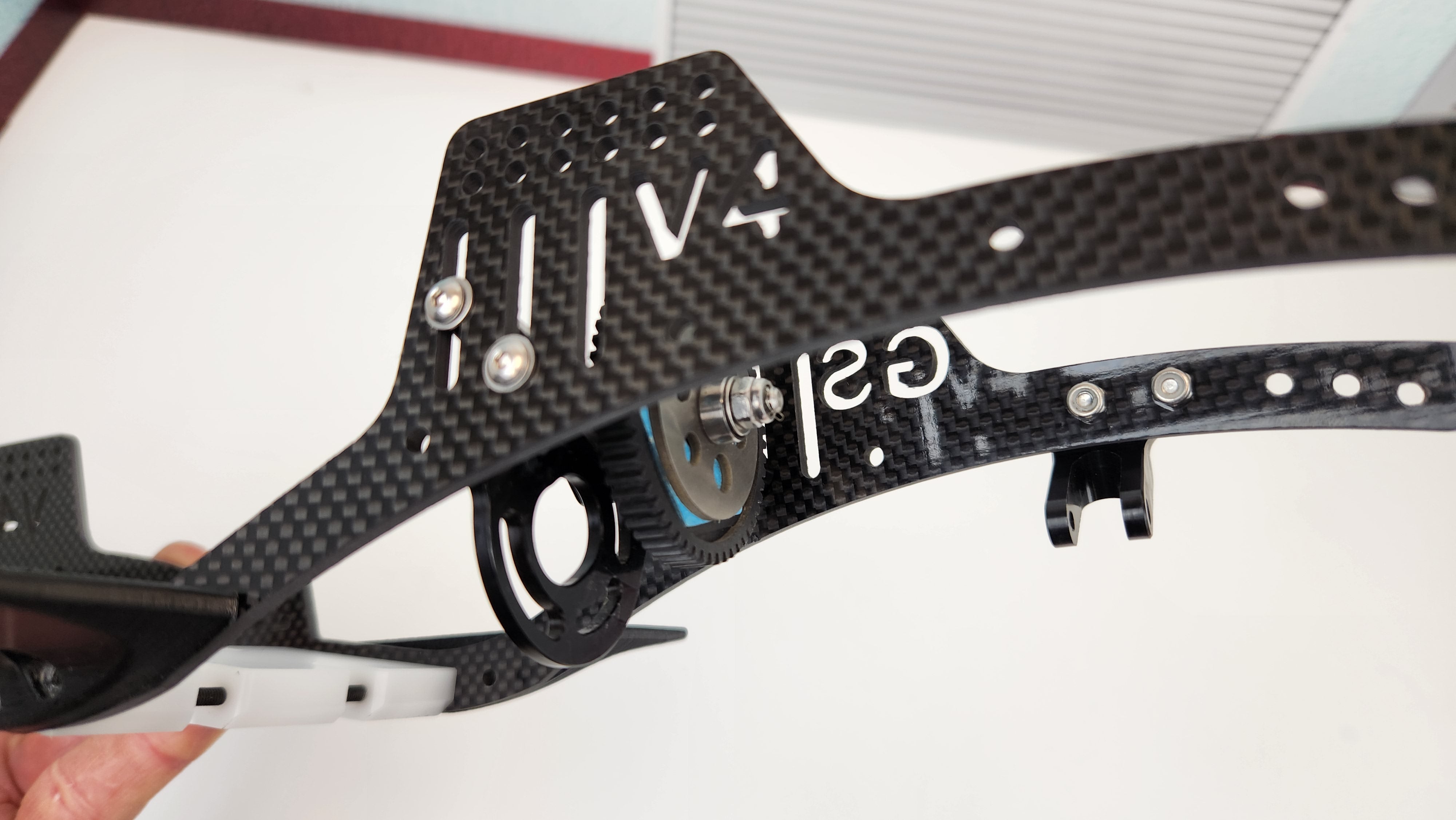 GS-V4 Carbon Fiber Chassis Package for Element, TRX4 or custom portal ...