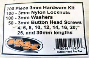 Button Head ProPak Stainless Steel (700 pcs)