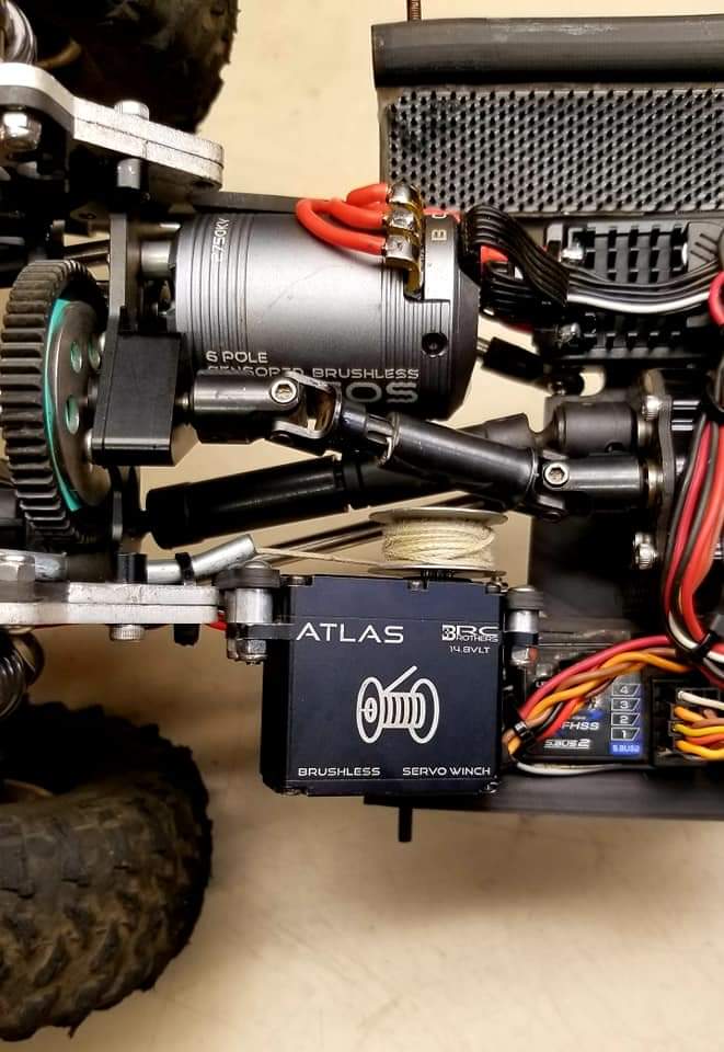 GSPEED GWM servo winch mount GSPEED Chassis