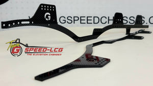 GSPEED G-6X6 Chassis for custom 6x6 builds, carbon fiber (rails only)