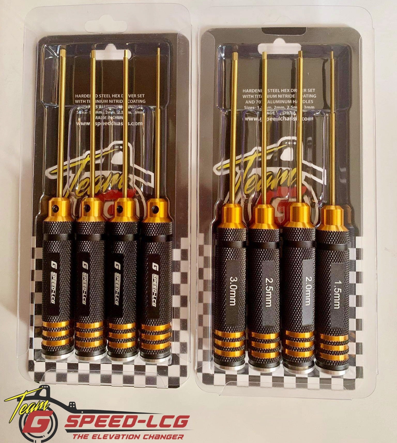 GSPEED Chassis Hardened Steel Hex Diver Set