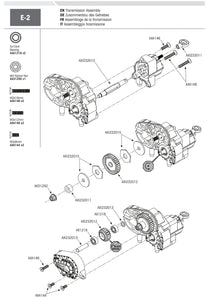 Axial Capra stock transmission and skid plate
